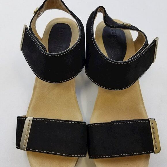 Formentera Cross Straps Wedge Sandals (Nero) – bussola Bussola Fuji Wedge Sandal Size 38 (7.5) Black